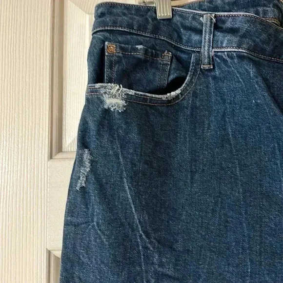 Warp + Weft High Rise Straight Jeans in Seine - Picture 6 of 11